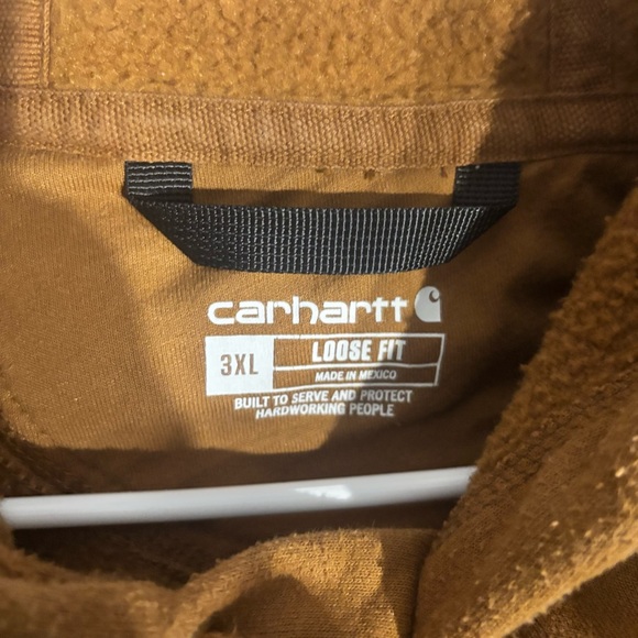 Carhartt Men's Brown Hoodie Sweater - Picture 3 of 5